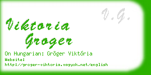 viktoria groger business card